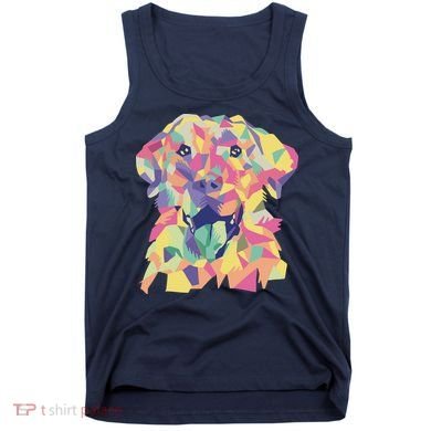 Colorful Labrador Dog Tank Top
