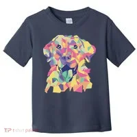 Colorful Labrador Dog Toddler T-Shirt thumb 0