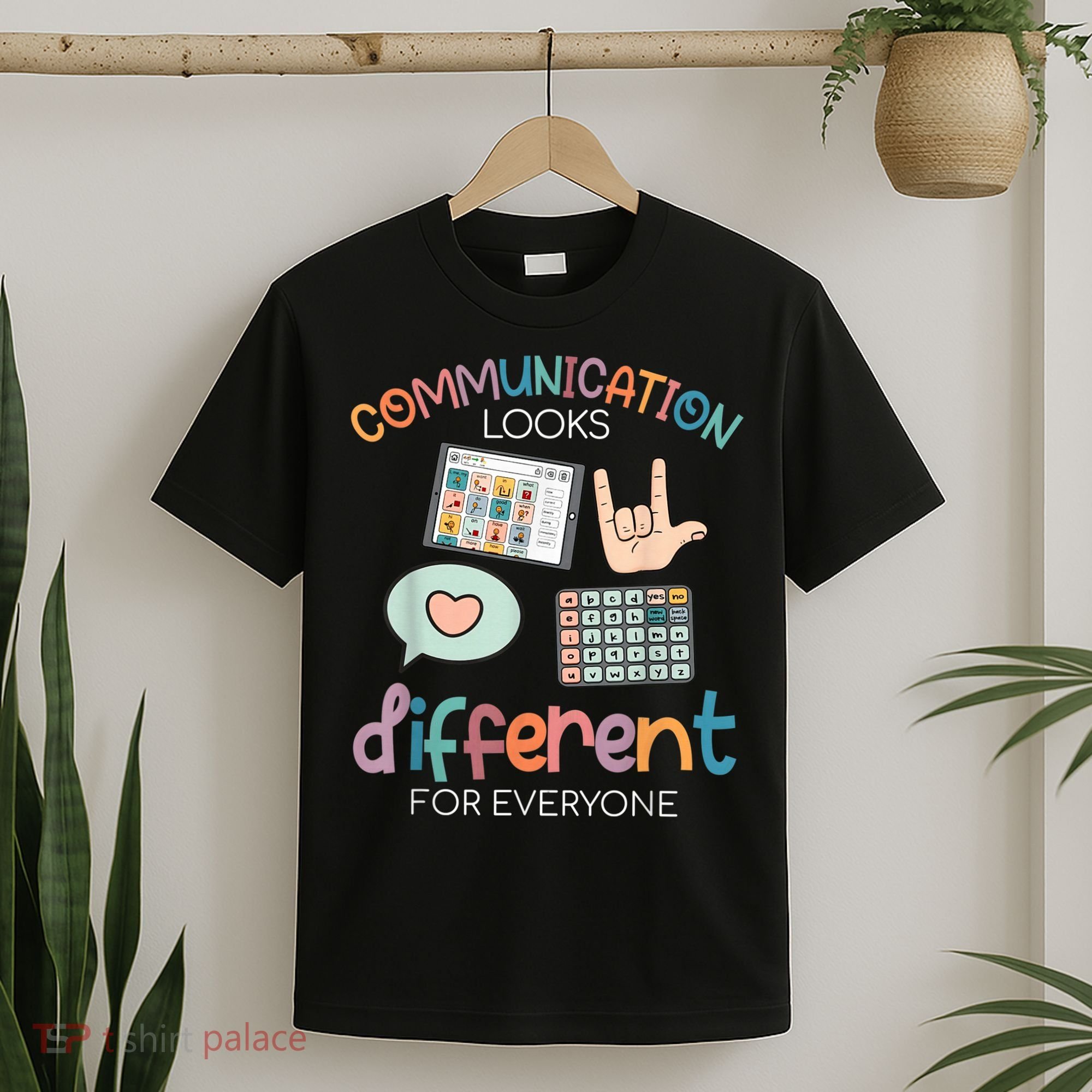 Communication Looks Different For Everyone Autism Awareness T-Shirt