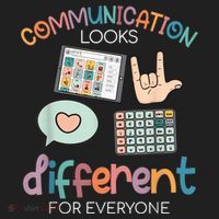 Communication Looks Different For Everyone Autism Awareness Beanie thumb 2