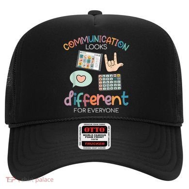Communication Looks Different For Everyone Autism Awareness Hat
