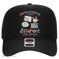 Communication Looks Different For Everyone Autism Awareness Hat thumb 0