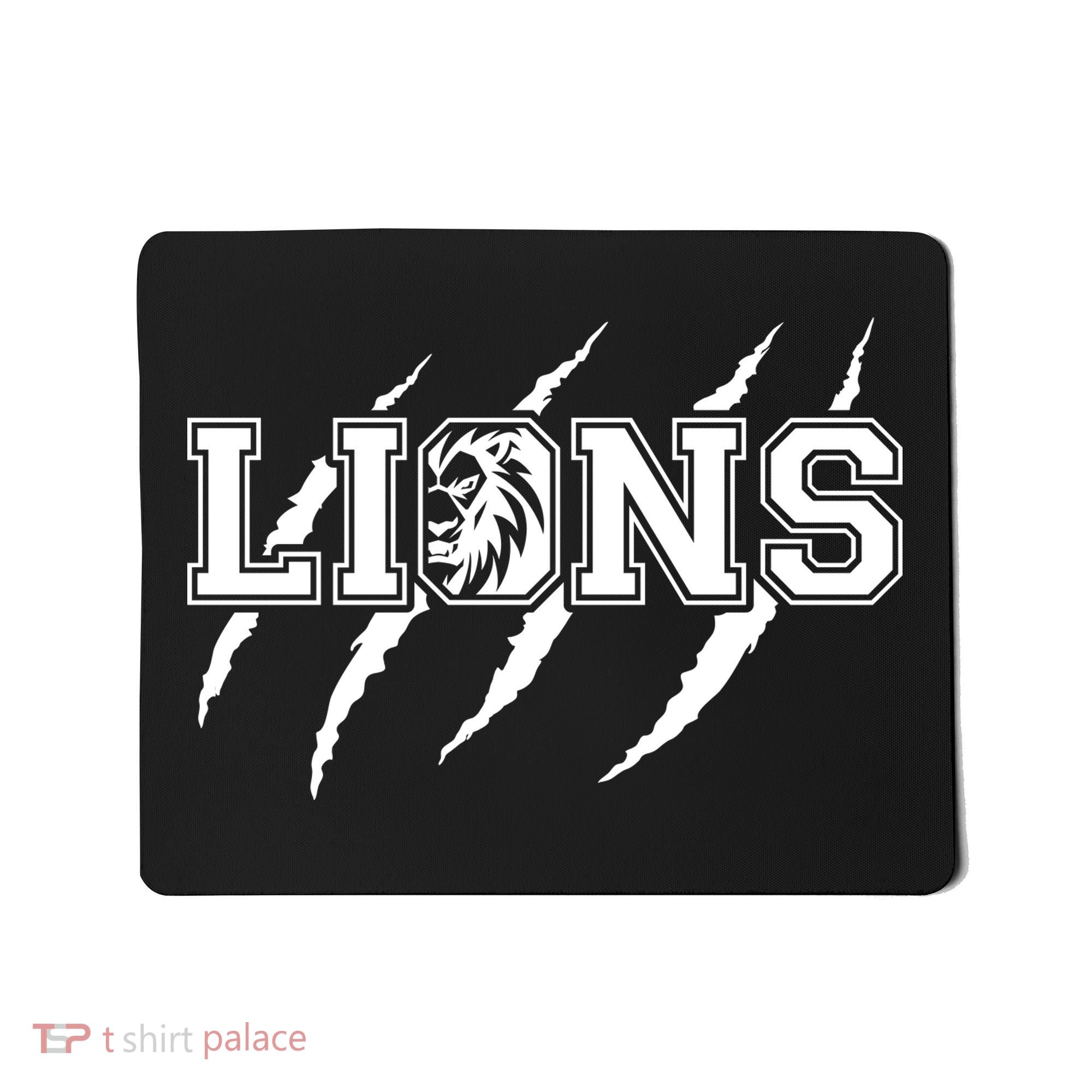 Cool Lions Detroit Football Michigan Mousepad