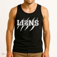 Cool Lions Detroit Football Michigan Tank Top thumb 3