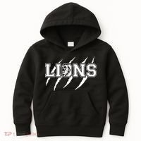 Cool Lions Detroit Football Michigan Kids Hoodie thumb 0