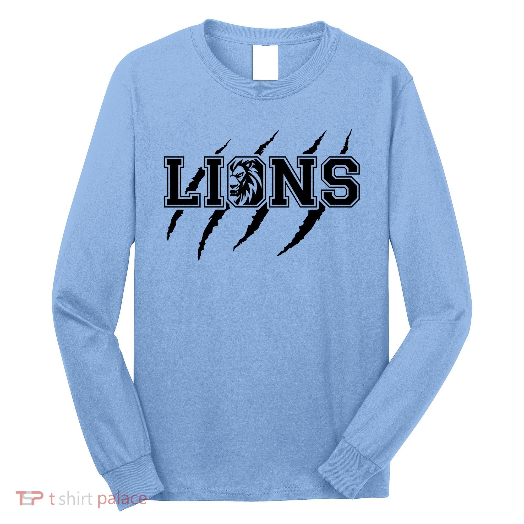 Cool Lions Detroit Football Michigan Long Sleeve Shirt