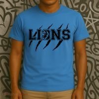 Cool Lions Detroit Football Michigan T-Shirt thumb 3