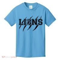 Cool Lions Detroit Football Michigan Kids T-Shirt thumb 0