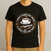 Coffee Lover Drinker Caffeine Morning Espresso Coffee T-Shirt thumb 3