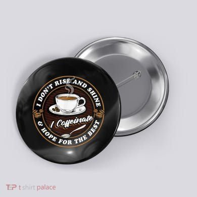 Coffee Lover Drinker Caffeine Morning Espresso Coffee Button