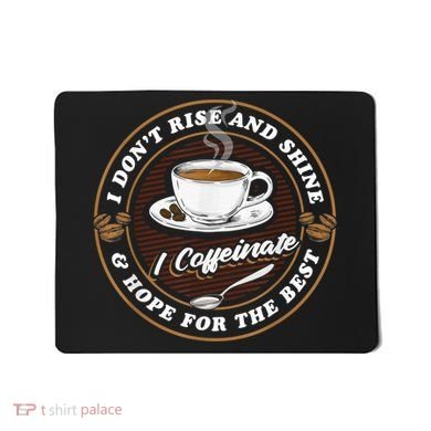 Coffee Lover Drinker Caffeine Morning Espresso Coffee Mousepad