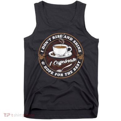 Coffee Lover Drinker Caffeine Morning Espresso Coffee Tank Top
