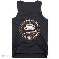 Coffee Lover Drinker Caffeine Morning Espresso Coffee Tank Top thumb 0