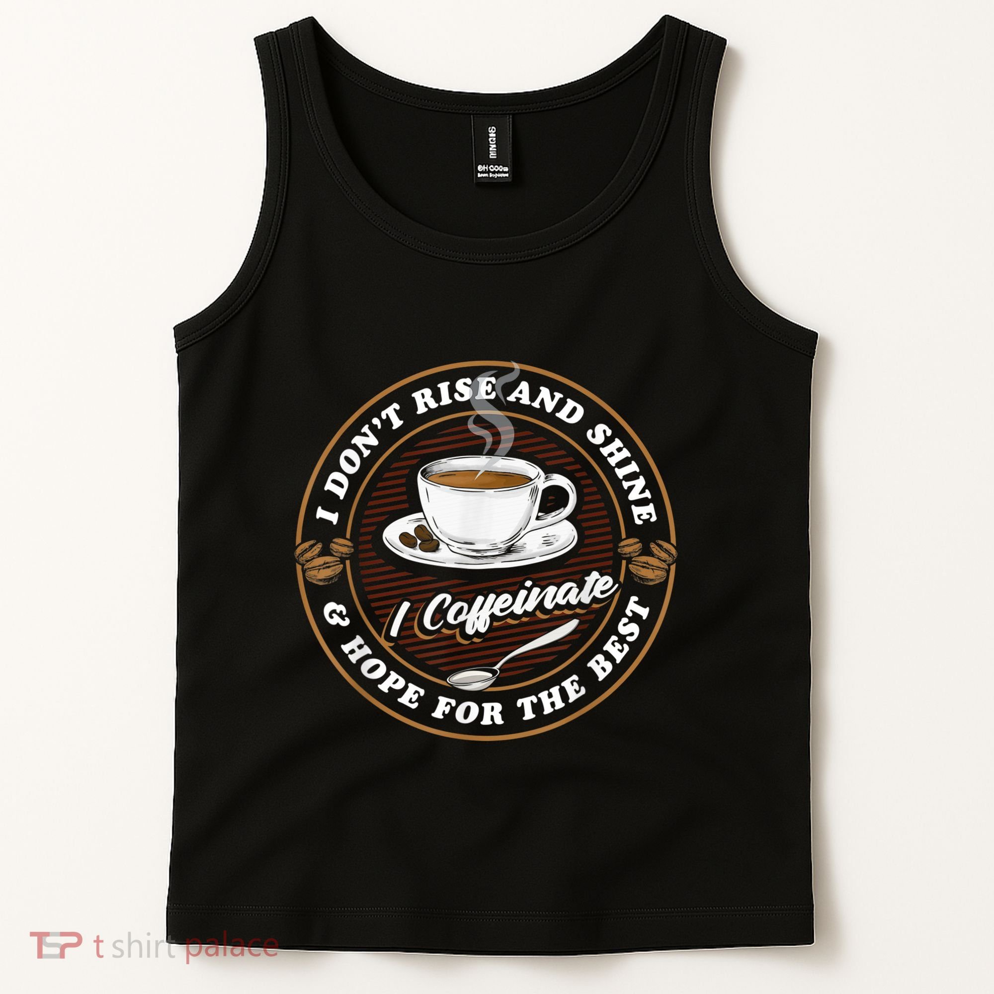 Coffee Lover Drinker Caffeine Morning Espresso Coffee Tank Top