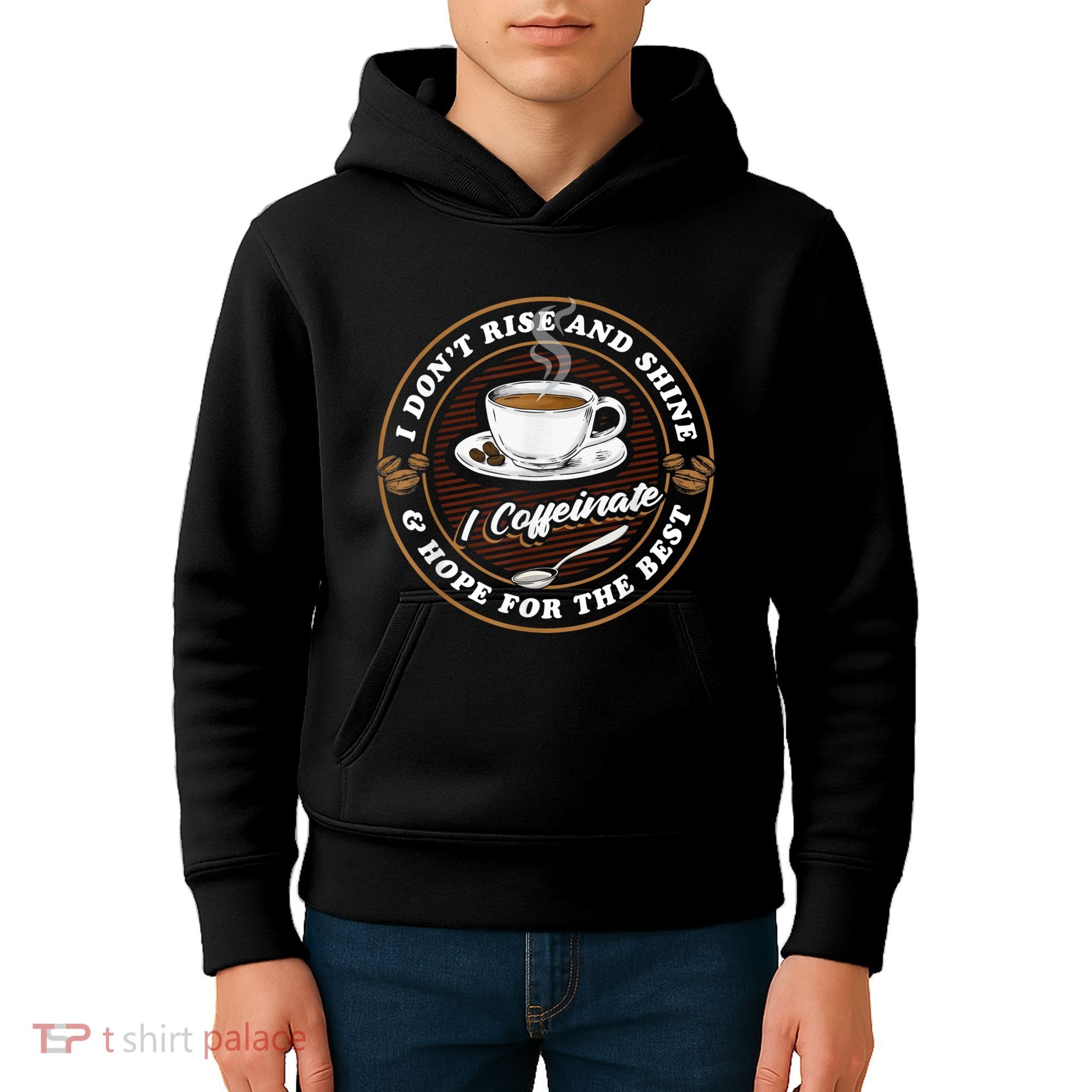 Coffee Lover Drinker Caffeine Morning Espresso Coffee Kids Hoodie