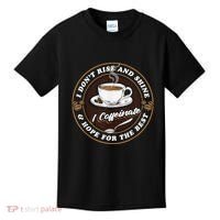 Coffee Lover Drinker Caffeine Morning Espresso Coffee Kids T-Shirt thumb 0