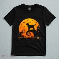 Chocolate Lab Dog Moon Halloween Dog Lover T-Shirt thumb 5