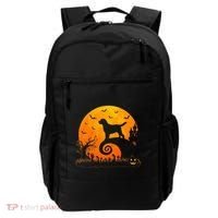Chocolate Lab Dog Moon Halloween Dog Lover Backpack thumb 0
