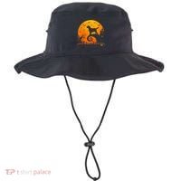 Chocolate Lab Dog Moon Halloween Dog Lover Bucket Hat thumb 0