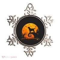Chocolate Lab Dog Moon Halloween Dog Lover Ornament thumb 0