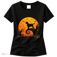 Chocolate Lab Dog Moon Halloween Dog Lover Women's T-Shirt thumb 0