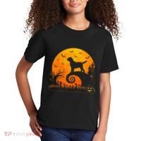 Chocolate Lab Dog Moon Halloween Dog Lover Kids T-Shirt thumb 2