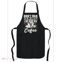 Coffee Lovers Don't Talk To Me Until I've Had My Coffee Apron thumb 0