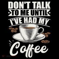 Coffee Lovers Don't Talk To Me Until I've Had My Coffee Women's Hoodie thumb 2