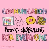 Communication Looks Different For Everyone Speech Therapy Coaster thumb 2