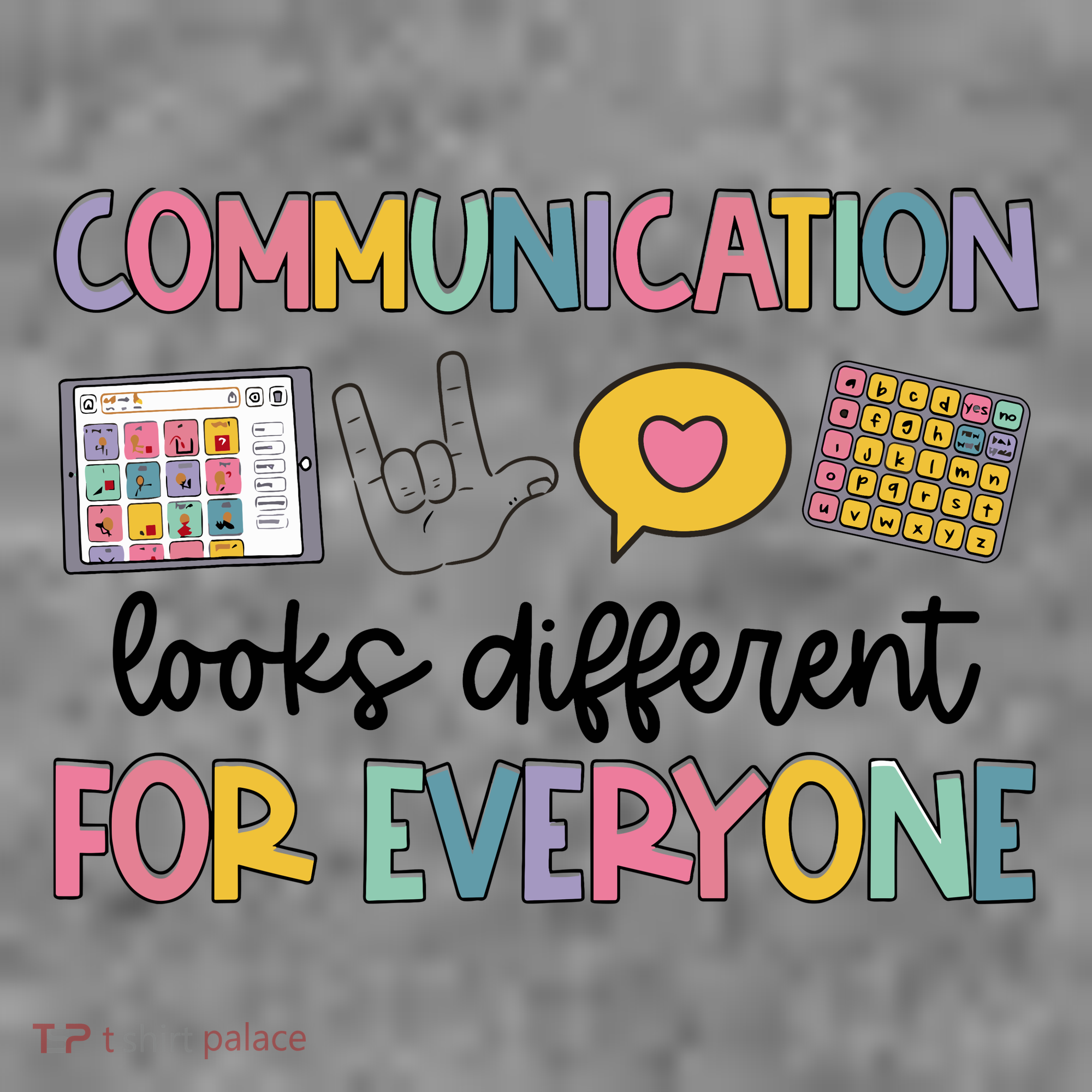 Communication Looks Different For Everyone Speech Therapy Toddler Hoodie