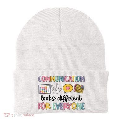 Communication Looks Different For Everyone Speech Therapy Beanie