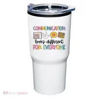 Communication Looks Different For Everyone Speech Therapy Tumbler thumb 0