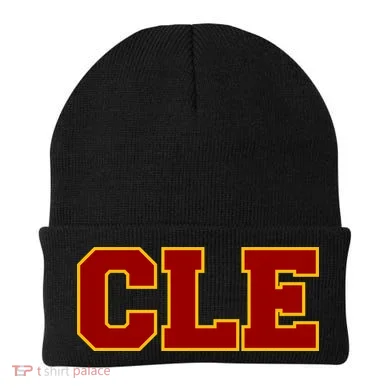 Cle Cleveland Logo Beanie
