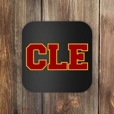 Cle Cleveland Logo Coaster
