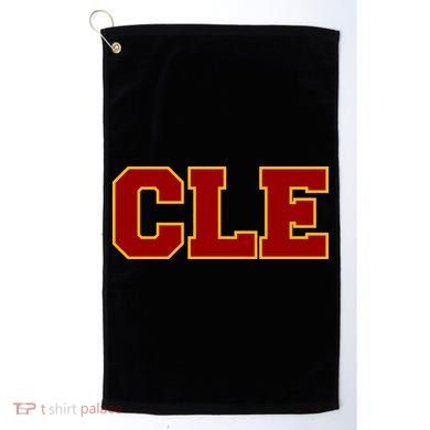 Cle Cleveland Logo Golf Towel