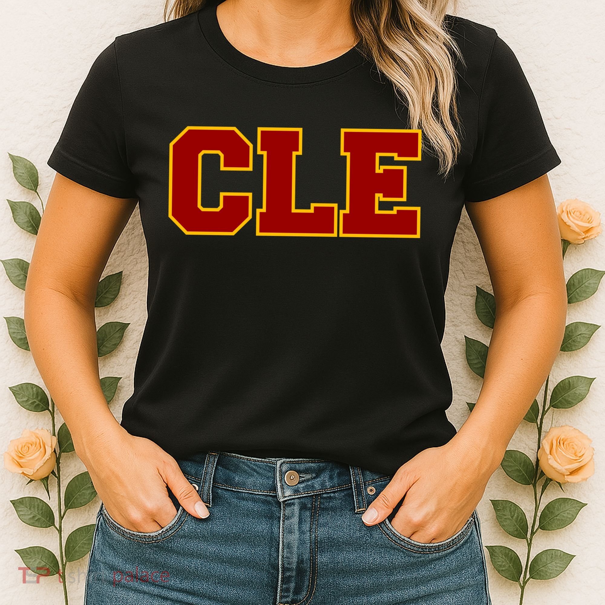 Cle Cleveland Logo Women's T-Shirt