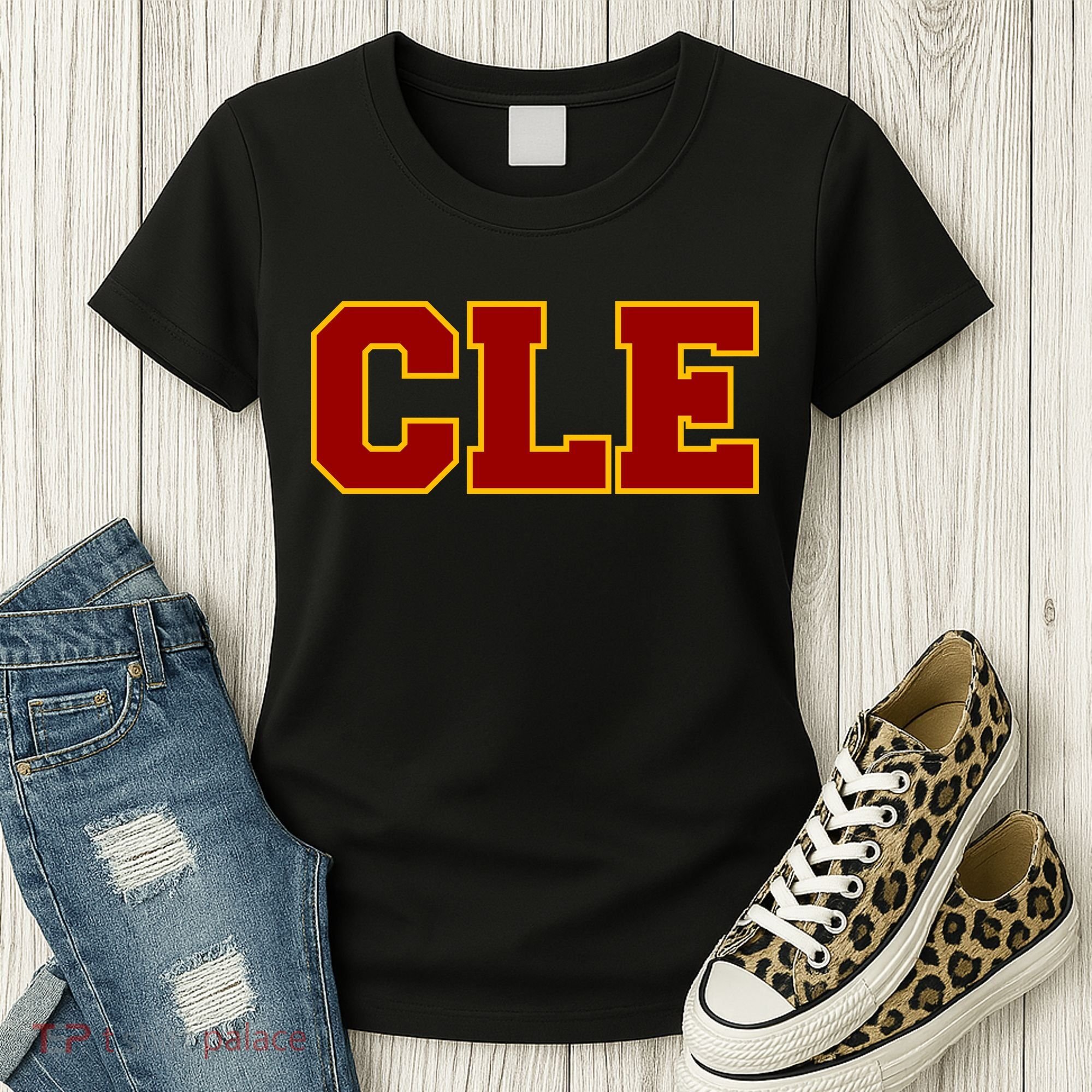 Cle Cleveland Logo Women's T-Shirt