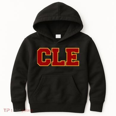 Cle Cleveland Logo Kids Hoodie