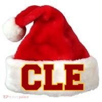 Cle Cleveland Logo Santa Hat thumb 0