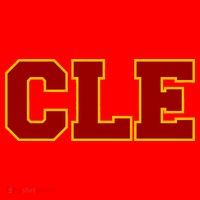 Cle Cleveland Logo Santa Hat thumb 1