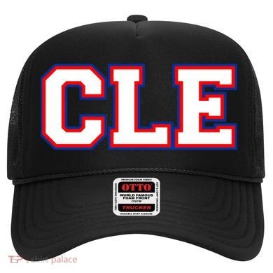 CLE Cleveland, Ohio College Letters Baseball Colors Hat