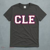 CLE Cleveland, Ohio College Letters Baseball Colors T-Shirt thumb 5