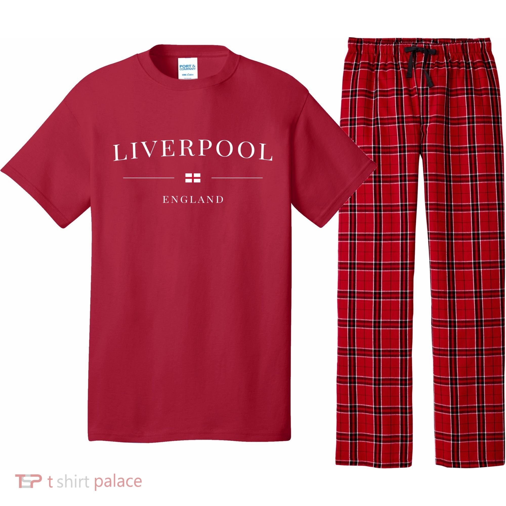Cool Liverpool England City Pajama Set