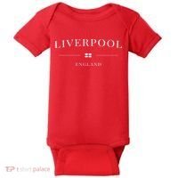 Cool Liverpool England City Baby Bodysuit thumb 0