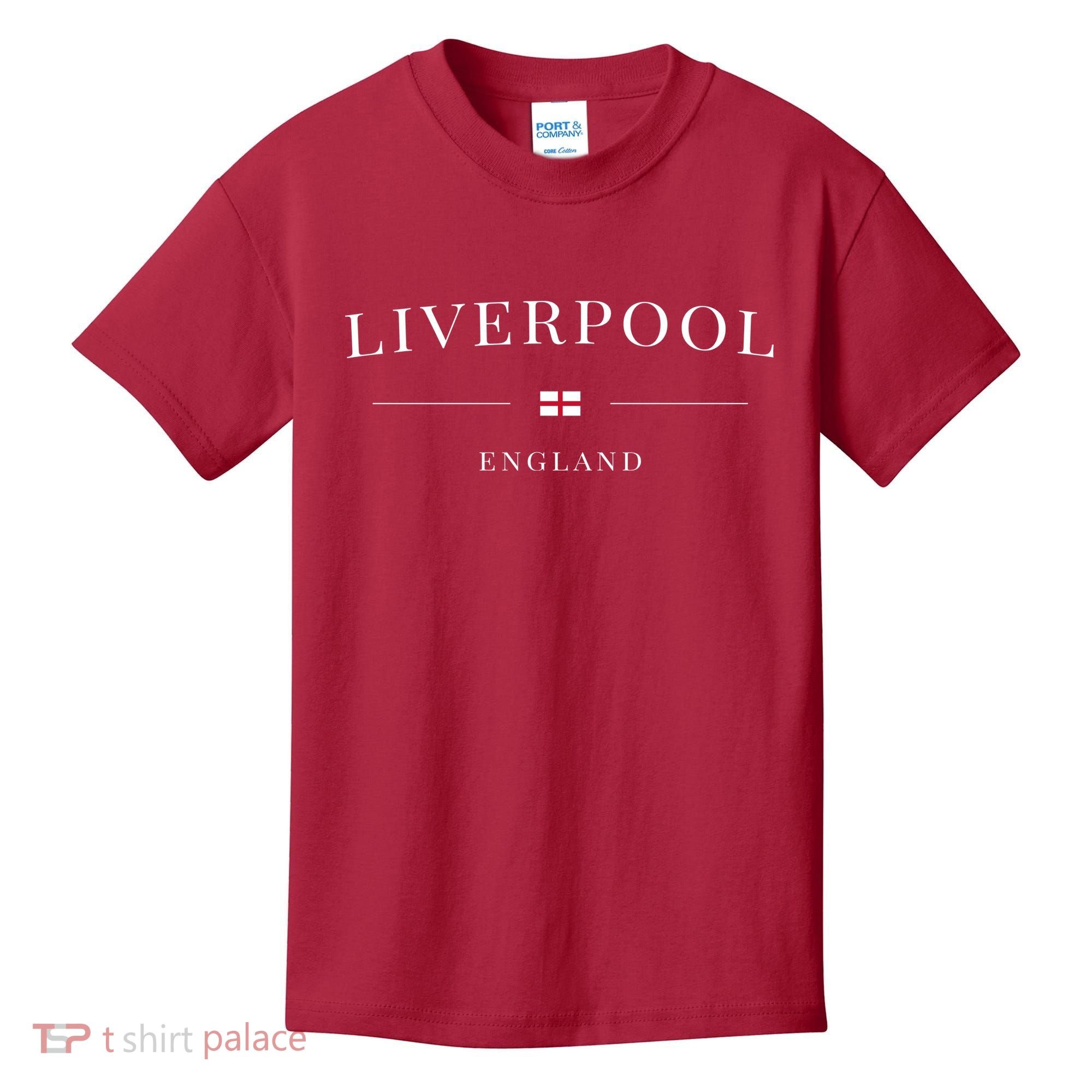 Cool Liverpool England City Kids T-Shirt