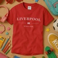 Cool Liverpool England City Kids T-Shirt thumb 3