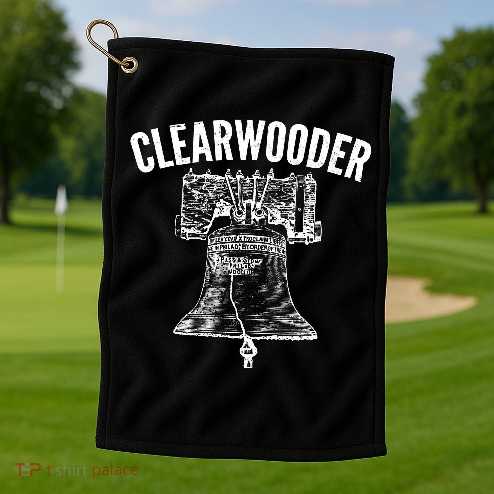 Clearwooder Liberty Bell Golf Towel