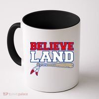 Cleveland Believe Land Baseball Bat Coffee Mug thumb 0