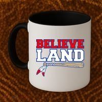 Cleveland Believe Land Baseball Bat Coffee Mug thumb 2