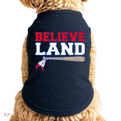 Cleveland Believe Land Baseball Bat Doggie Tank